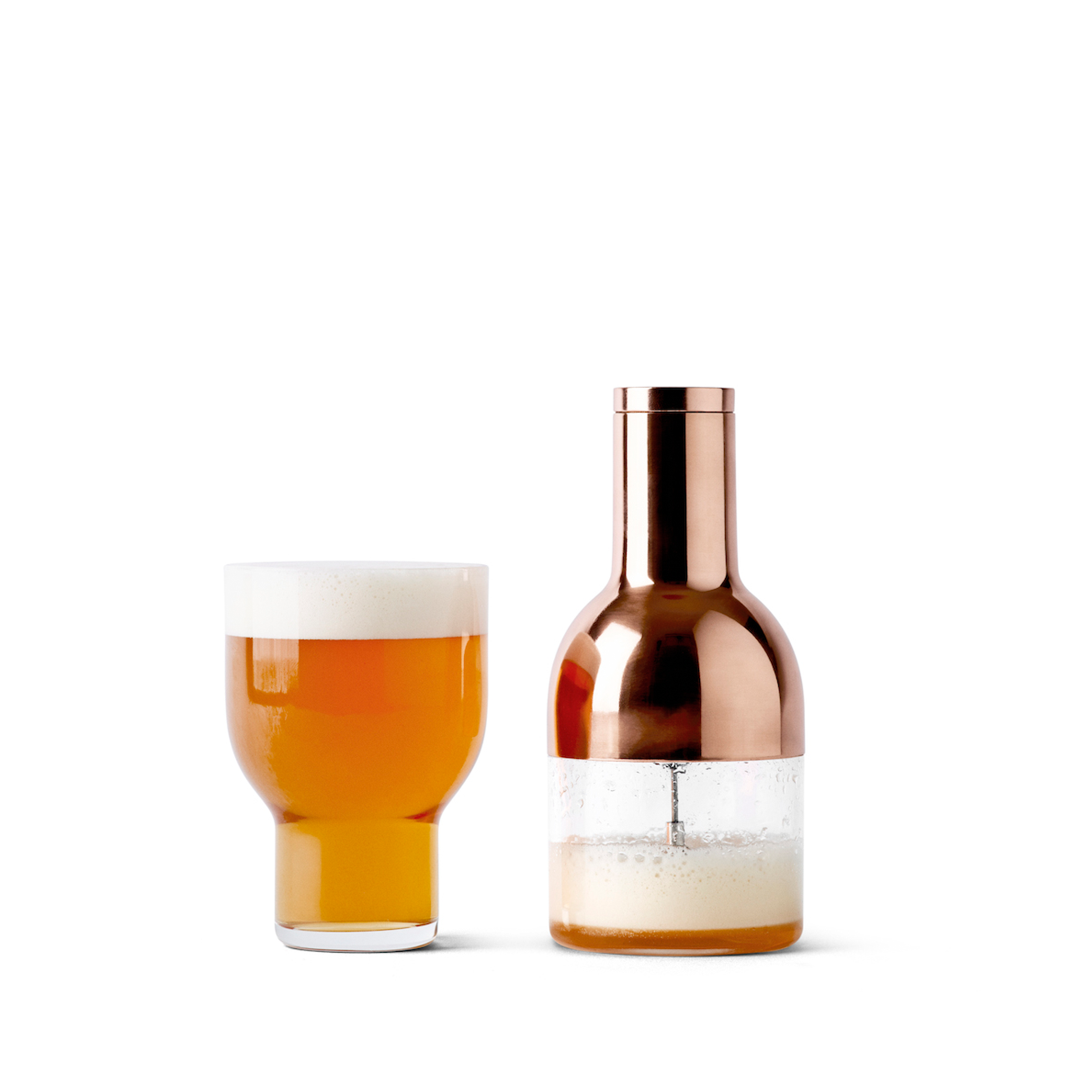 beer foamer by norm architects for menu.